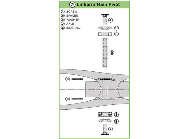 AURUM LE/1/2/DIRT ARM L PIVOT 959800-12-202 